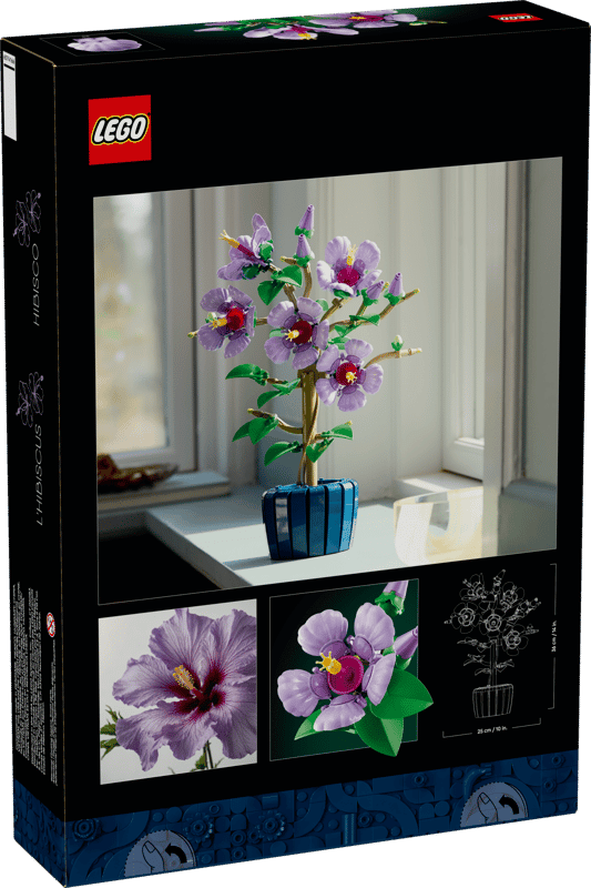 LEGO - 10372 Hibiscus (purple) CS PK 3 Toys & Games