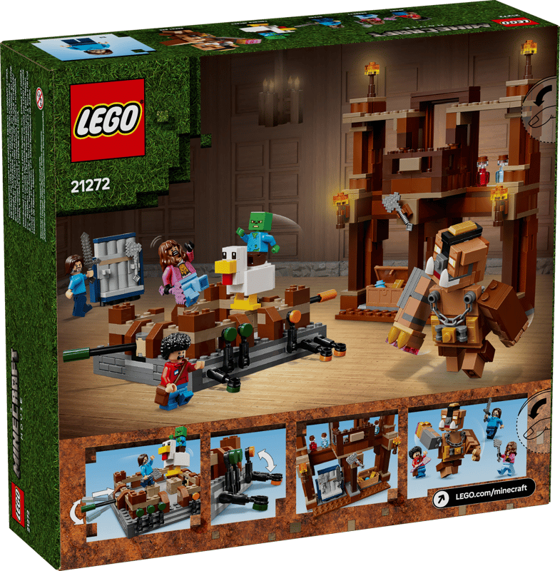LEGO - 21272 - Minecraft - Woodland Mansion Fighting Ring - 491 Pc Toys & Games