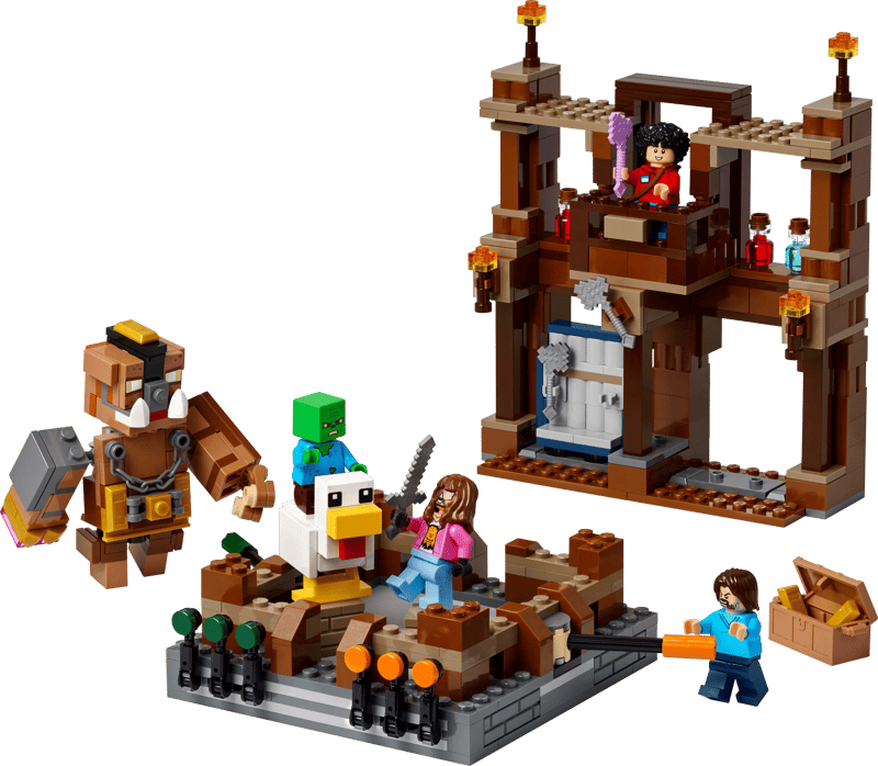 LEGO - 21272 - Minecraft - Woodland Mansion Fighting Ring - 491 Pc Toys & Games