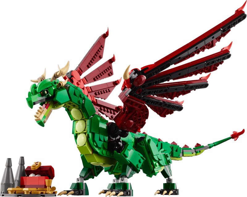 LEGO - 31161 - Creator - Dragon / Medieval Dragon / Phoenix - 715 Pc Toys & Games