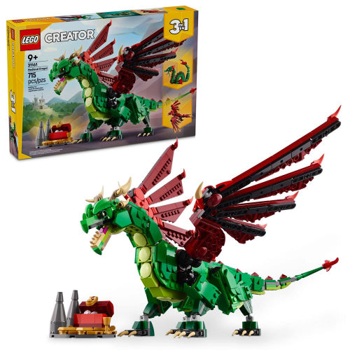 LEGO - 31161 - Creator - Dragon / Medieval Dragon / Phoenix - 715 Pc Toys & Games