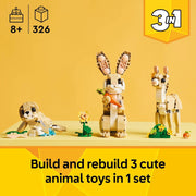 LEGO - 31162 - Creator - Bunny / Dear / Seal - 326 Pc Toys & Games