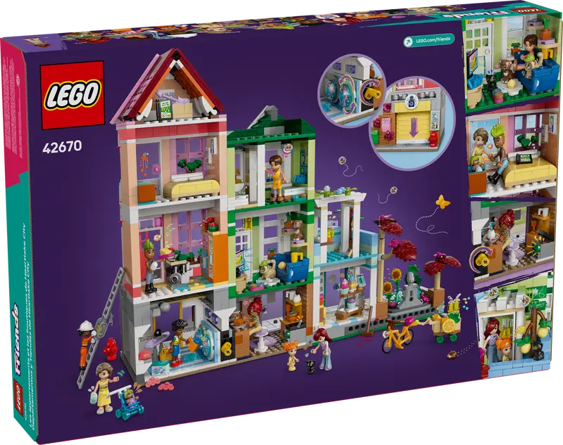 LEGO - 42670 - Friends - Heartlake City Apartments and Stores - 2040 Pc Toys & Games