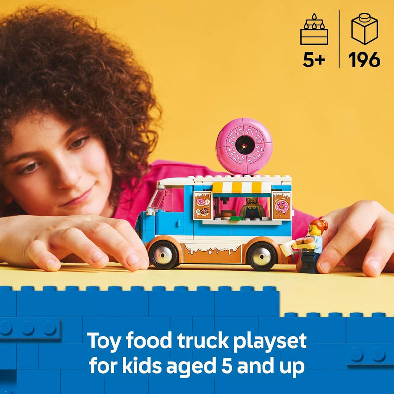 LEGO - 60452 - City - Donut Truck - 196 Pc Toys & Games