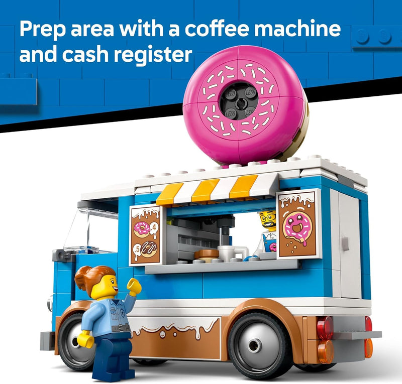 LEGO - 60452 - City - Donut Truck - 196 Pc Toys & Games