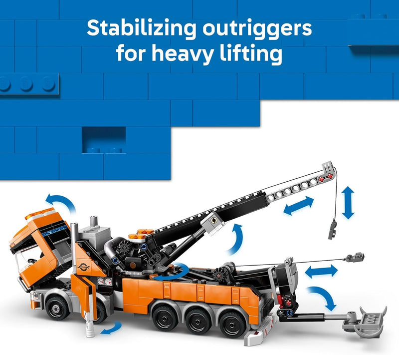LEGO - 60467 - City - Heavy - Duty Recovery Tow Truck With Crane - 793 Pc - F25 Toys & Games