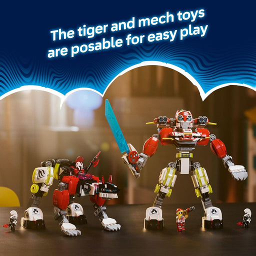LEGO - 71497 - Dreamzzz - Cooper's Tiger Mech & Zero's Hot Rod Car - 1006 Pc Toys & Games