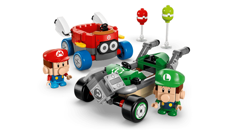 LEGO - 72034 - Super Mario - Baby Mario Vs Baby Luigi - 321 Pc Toys & Games