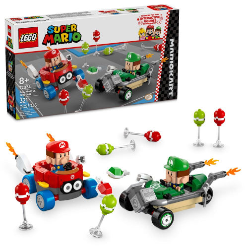 LEGO - 72034 - Super Mario - Baby Mario Vs Baby Luigi - 321 Pc Toys & Games