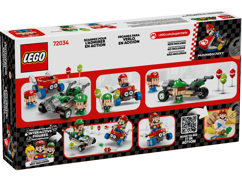 LEGO - 72034 - Super Mario - Baby Mario Vs Baby Luigi - 321 Pc Toys & Games