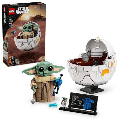 LEGO - 75403 - Star Wars - Grogu With Hover Pram - 1048 Pc Toys & Games