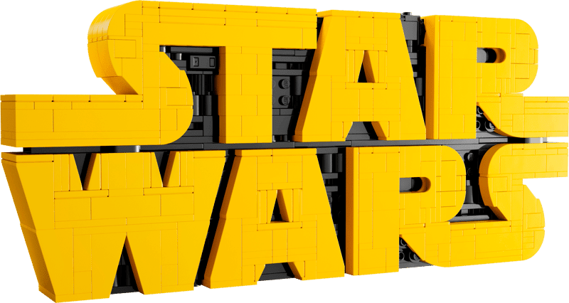 LEGO - 75407 - Star Wars - Brick - Built Star Wares Logo - 700 Pc Toys & Games