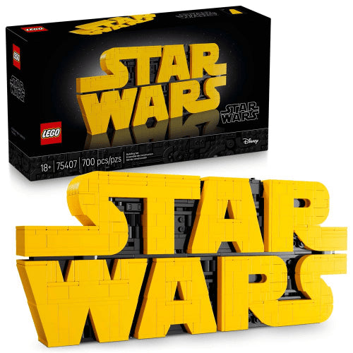 LEGO - 75407 - Star Wars - Brick - Built Star Wares Logo - 700 Pc Toys & Games