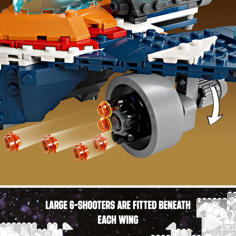 LEGO - 76278 - Marvel - Rocket's Warbird Vs. Ronan - 290 Pc Toys & Games