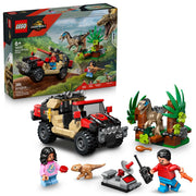 LEGO - 76972 - Jurassic World - Raptor Off - Road Escape - 285 Pc Toys & Games