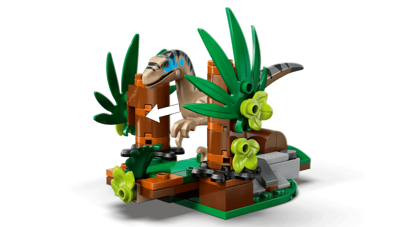 LEGO - 76972 - Jurassic World - Raptor Off - Road Escape - 285 Pc Toys & Games