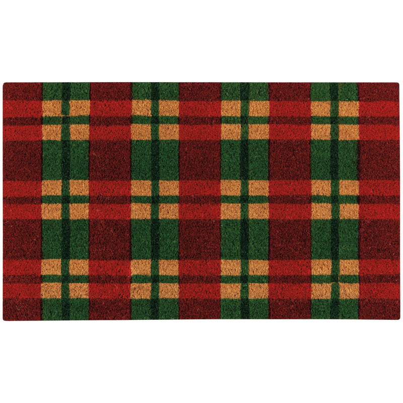 Now Designs by Danica - Holiday Plaid Christmas Doormat