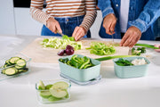 Mepal EasyClip 2.0 Food Storage Container, 700 mL - Nordic Sage - lifestyle view 1