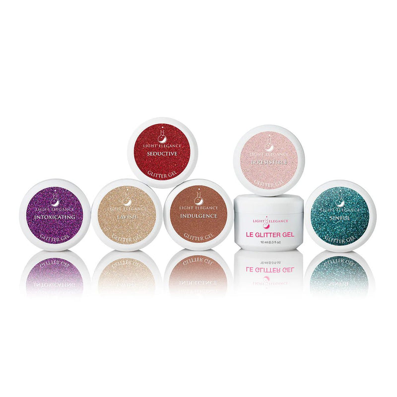 Light Elegance - Glitter Gel Pack Fall 2025 6X10 mL (Dare To Indulge) Beauty & Personal Care