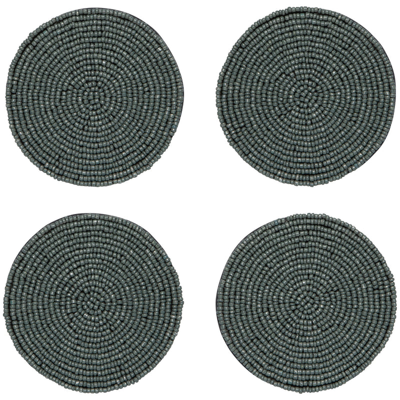 Heirloom - Lagoon Beaded Coasters Set of 4