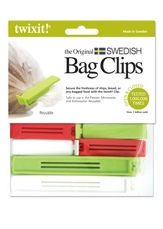 Linden Sweden - twixit - 2 Large and 4 Small Clips Home & Kitchen
