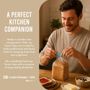 Linden Sweden - twixit - 6 Large and 7 Small Clips Home & Kitchen