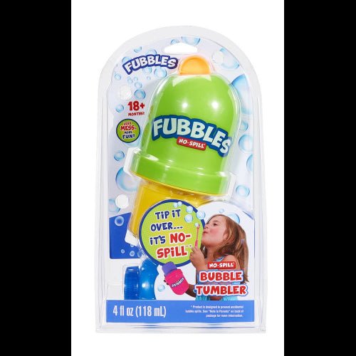 Little Kids - FUBBLES - NO SPILL BUBBLE TUMBLER - CLAM PACK Games & Toys
