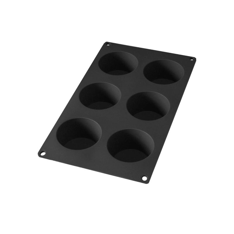 Lékué - Non Stick Silicone Muffin Mold Black