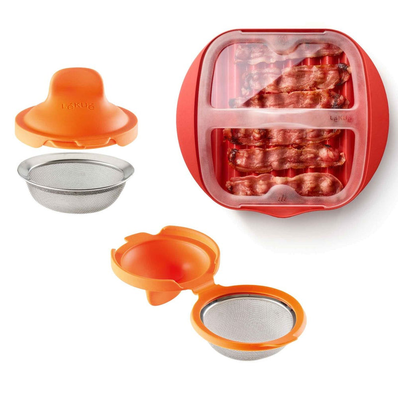 Lékué - Bacon Cooker and 2 Egg Poach Kit