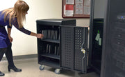 LLTM30-B – Locking Charging Cart for 30 Tablets & Chromebooks | Black; view 3