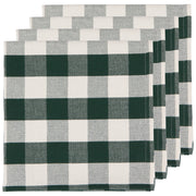 Danica - Recycled Cotton 2nd Spin Green Buffalo Check Napki