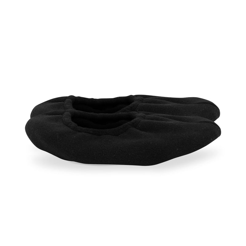 Loytel polar fleece spa slippers, black