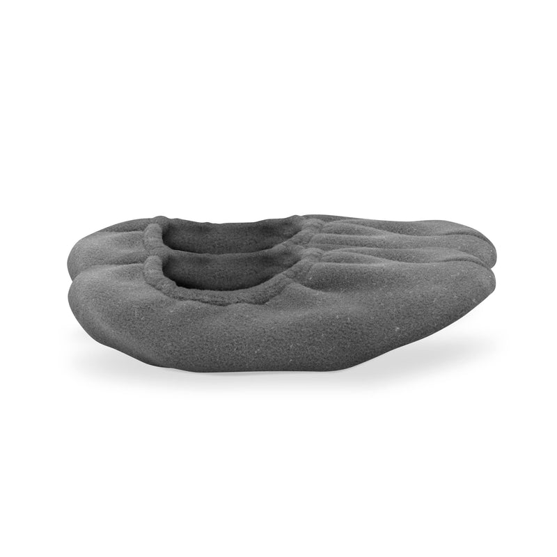Loytel polar fleece spa slippers, grey