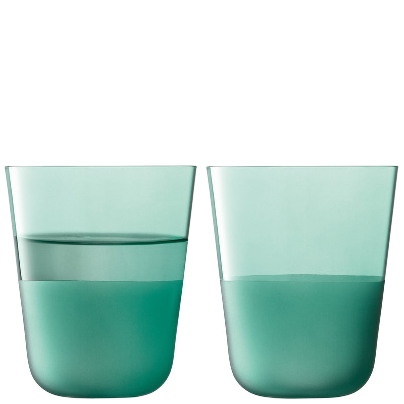 LSA - Arc Contrast Tumbler (Set of 2) | 380 mL Home & Kitchen Ocean