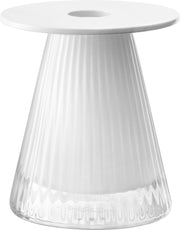LSA - Beacon Candle Holder/Vase Collection for Home and Tabletop Display Home & Kitchen 10cm Chalk White