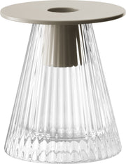 LSA - Beacon Candle Holder/Vase Collection for Home and Tabletop Display Home & Kitchen 10cm Concrete Grey