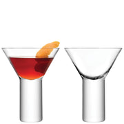 LSA - Boris Cocktail Glass 250 ml Clear x 2 Home & Kitchen