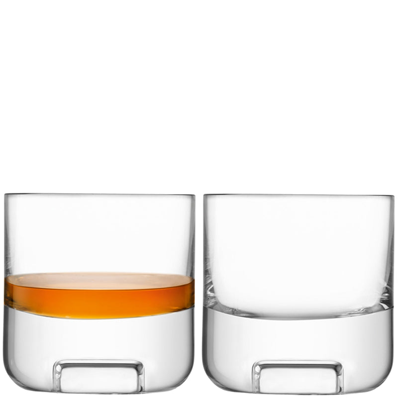 LSA - Cask Whisky Tumbler 240ml Clear x 2 Home & Kitchen