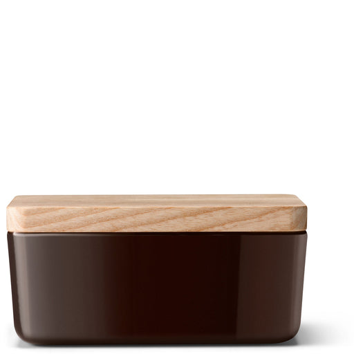 LSA - Collective Butter Dish & Ash* Lid Mocha Home & Kitchen