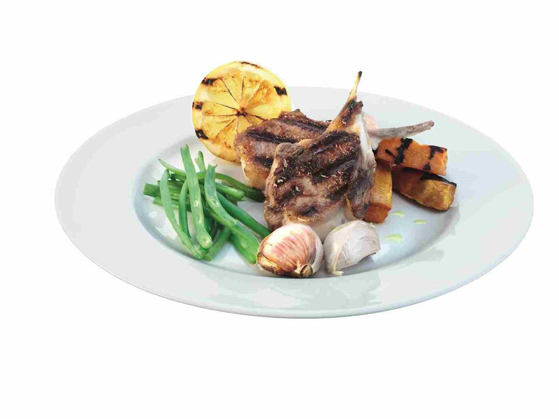LSA - Dine - Dinner Plates Rimmed (Set of 4) | Ø27 cm