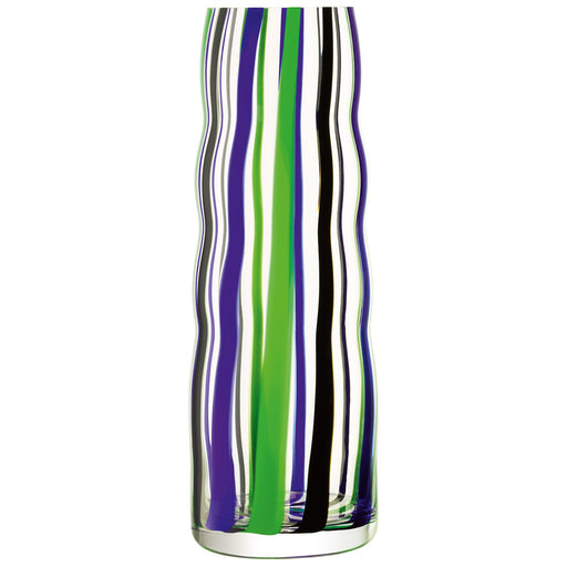 LSA - Folk Vase H42cm Black/Blue/Green Home & Kitchen