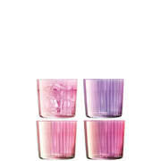 LSA - Gems Tumbler 310ml Assorted Garnet x 4 Home & Kitchen