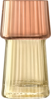 LSA - Gems Vase H12cm Amber Home & Kitchen