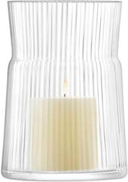 LSA - Gio Line Lantern/Vase H29cm Clear Home & Kitchen