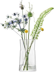 LSA - Gio Line Lantern/Vase H29cm Clear Home & Kitchen