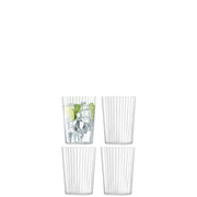 LSA - Gio Line Tumbler 560ml Line x 4 Home & Kitchen