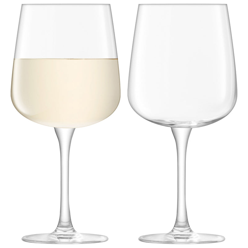 LSA International - Arc Wine Glass Clear x 2 Home & Kitchen