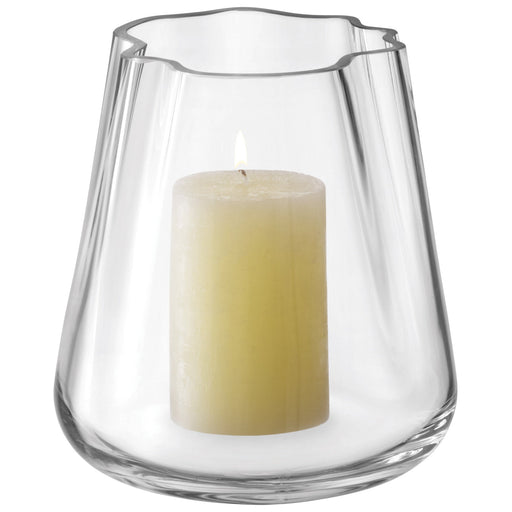 LSA - Lagoon Vase/Lantern H18.5cm Clear Home & Kitchen