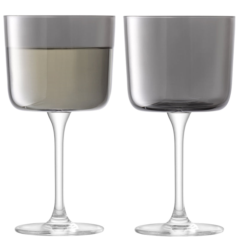 LSA - Lunar Wine Glass 250ml x 2 Home & Kitchen