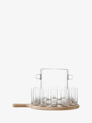 LSA - Paddle - Vodka Serving Set with Oak | L38.5 cm